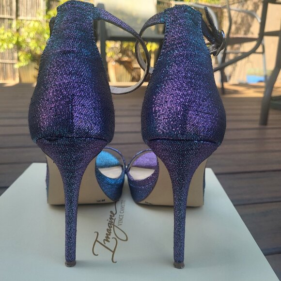 Vince Camuto Imagine Sparkle Stiletto Heel Shoes Size 8 - Picture 5 of 14
